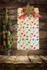 Clipboard Legal Size Vintage Upcycled Handcrafted Christmas Design CHRISTMAS TREE LIGHT BULBS Design Gift Idea Unique {{ JAMsCraftCloset }}