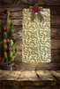 Clipboard Legal Size Vintage Upcycled Handcrafted Christmas Design HOLLY AND BERRIES Design Gift Idea Unique {{ JAMsCraftCloset }}