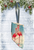 Antique West Virginia Roof Decoupaged Christmas Ornament - Flamingos With Lights - Handmade Holiday Tree Decor Unique Beach Lake House Gift - JAMsCraftCloset
