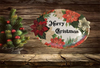Hard Plastic OVAL TRAY Farmhouse Country Home Decor MERRY CHRISTMAS POINSETTIA Wall Art Cottage Chic Decor Kitchen Decor Victorian Christmas Holiday Decor Handmade Gift Idea &nbsp;- JAMsCraftCloset