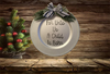 Dollar Tree Plastic Silver CHARGER PLATE Christmas Holiday Wall Art FOR UNTO US A CHILD IS BORN Handmade Gift Idea Crafters Delight - JAMsCraftCloset