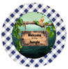 ROUND Digital Graphic Design WELCOME TO THE JUNGLE Wedding Gift First Home Sublimation Decoupage PNG SVG Country Farmhouse Home Decor Wall Art Shelf Sitter Gift Crafters Delight - JAMsCraftCloset