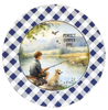 ROUND Digital Graphic Design PERFECT SUMMER DAY Little Boy and Dog Fishing First Home Sublimation Decoupage PNG SVG Country Farmhouse Home Decor Wall Art Shelf Sitter Gift Crafters Delight - JAMsCraftCloset