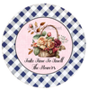 ROUND Digital Graphic Design TAKE TIME TO SMELL THE FLOWERS Wedding Gift First Home Sublimation PNG SVG Country Farmhouse Home Decor Sign Wall Art Decor Wreath Design Gift Crafters Delight - JAMsCraftCloset