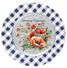 ROUND Digital Graphic Design BLOOMING HAPPINESS - POPPIES Wedding Gift First Home Sublimation PNG SVG Country Farmhouse Home Decor Wall Art Gift Crafters Delight - JAMsCraftCloset