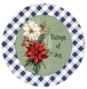 ROUND Digital Graphic Design Poinsettia Tidings Of Joy - CHRISTMAS DESIGN PNG-JPEG-PDF-SVG-Decoupage-Sublimation Design Graphic Country Farmhouse Home Decor HOLIDAY Decor Gift Crafters Delight - JAMsCraftCloset