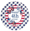 ROUND Digital Graphic Design PATRIOTIC HAPPY 4TH - DESIGN PNG-JPEG-PDF-SVG-Decoupage-Sublimation Design Graphic Country Farmhouse Home Decor HOLIDAY Decor Gift Crafters Delight - JAMsCraftCloset