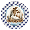 ROUND Digital Graphic Design NAVTIVITY - UNTO US A CHILD WAS BORN - CHRISTMAS DESIGN PNG-JPEG-PDF-SVG-Decoupage-Sublimation Design Graphic Country Farmhouse Home Decor HOLIDAY Decor Gift Crafters Delight - JAMsCraftCloset
