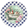 ROUND Digital Graphic Design WELCOME TO THE COOP 2 Rooster Floral Wedding Gift First Home Sublimation Decoupage PNG SVG Country Farmhouse Home Kitchen Decor Wall Art Shelf Sitter Gift Crafters Delight - JAMsCraftCloset