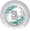 ROUND Digital Graphic Design - HOME IS MY HAPPY PLACE - Wedding Gift HOME DECOR Sublimation Decoupage PNG SVG PDF JPEG Country Farmhouse Wall Art Shelf Sitter Gift Crafters Delight - JAMsCraftCloset
