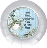 ROUND Digital Graphic Design THE MOST WONDERFUL TIME OF THE YEAR Christmas Gift First Home Sublimation PNG SVG Country Farmhouse Home Decor Wall Art Decor Gift Crafters Delight - JAMsCraftCloset