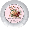 ROUND Digital Graphic Design TAKE TIME TO SMELL THE FLOWERS Wedding Gift First Home Sublimation PNG SVG Country Farmhouse Home Decor Sign Wall Art Decor Wreath Design Gift Crafters Delight - JAMsCraftCloset
