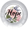 ROUND Digital Graphic Design HOPE Sublimation PNG SVG Country Farmhouse Sign Bedroom Child's Room Wall Art Decor Wreath Design Love Gift Crafters Delight HAPPY CRAFTING {{ JAMsCraftCloset }}