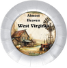 ROUND Digital Graphic Design ALMOST HEAVEN WEST VIRGINIA 2 Sublimation PNG SVG Lake House Sign Farmhouse Country Home Cabin KITCHEN Wall Art Decor Wreath Design Gift Crafters Delight HAPPY CRAFTING {{ JAMsCraftCloset }}