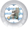 ROUND Digital Graphic Design NAUTICAL POST BIRD ROPE SHELLS Sublimation PNG SVG BOAT DECOR Home Decor Wall Art Decor Gift Crafters Delight - JAMsCraftCloset