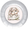 ROUND DIGITAL Graphic Design HAPPY EASTER BUNNY Sublimation PNG SVG Country Farmhouse Home Decor Sign Shelf Sitter Wall Art Decor Wreath EASTER Design Gift Crafters Delight - JAMsCraftCloset