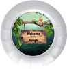 ROUND Digital Graphic Design WELCOME TO THE JUNGLE Wedding Gift First Home Sublimation Decoupage PNG SVG Country Farmhouse Home Decor Wall Art Shelf Sitter Gift Crafters Delight - JAMsCraftCloset