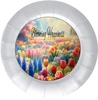 ROUND Digital Graphic Design BLOOMING HAPPINESS - TULIPS Wedding Gift First Home Sublimation PNG SVG Country Farmhouse Home Decor Wall Art Gift Crafters Delight - JAMsCraftCloset