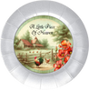 ROUND Digital Graphic Design A LITTLE BIT OF HEAVEN Farm Chickens Wedding Gift First Home Sublimation Decoupage PNG SVG Country Farmhouse Home Kitchen Decor Wall Art Shelf Sitter Gift Crafters Delight - JAMsCraftCloset
