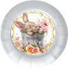 ROUND Digital Graphic Design EASTER BUNNY IN PAIL Sublimation Decoupage PNG SVG Country Farmhouse Sign Bedroom Child's Room Wall Art Decor Wreath Design Gift Crafters Delight HAPPY CRAFTING {{ JAMsCraftCloset }}