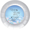ROUND Digital Graphic Design - BEGIN EACH DAY WITH A GRATEFUL HEART - Wedding Gift HOME DECOR Sublimation Decoupage PNG SVG PDF JPEG Country Farmhouse Wall Art Shelf Sitter Gift Crafters Delight - JAMsCraftCloset