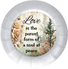 ROUND Digital Graphic Design LOVE IS THE PUREST FORM OF A SOUL AT PEACE Sublimation PNG SVG Country Farmhouse Sign KITCHEN Wall Art Decor Wreath Design Gift Crafters Delight HAPPY CRAFTING {{ JAMsCraftCloset }}