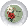 ROUND Digital Graphic Design Poinsettia Tidings Of Joy - CHRISTMAS DESIGN PNG-JPEG-PDF-SVG-Decoupage-Sublimation Design Graphic Country Farmhouse Home Decor HOLIDAY Decor Gift Crafters Delight - JAMsCraftCloset