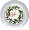 ROUND Digital Graphic Design &nbsp;Merry Christmas Holly Berries Yellow Background - CHRISTMAS DESIGN PNG-JPEG-PDF-SVG-Decoupage-Sublimation Design Graphic Country Farmhouse Home Decor HOLIDAY Decor Gift Crafters Delight - JAMsCraftCloset