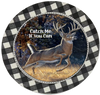 ROUND Digital Graphic Design RUNNING DEER - CATCH ME IF YOU CAN Decor Lake Scene With Animals First Home Sublimation Decoupage PNG SVG Country Farmhouse Home Decor Wall Art Shelf Sitter Gift Crafters Delight - JAMsCraftCloset