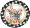 ROUND Digital Graphic Design EASTER BUNNY IN PAIL Sublimation Decoupage PNG SVG Country Farmhouse Sign Bedroom Child's Room Wall Art Decor Wreath Design Gift Crafters Delight HAPPY CRAFTING {{ JAMsCraftCloset }}