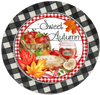 ROUND Digital Graphic Design SWEET AUTUMN Sublimation PNG SVG Lake House Sign Farmhouse Country Home Cabin KITCHEN Wall Art Decor Wreath Design Gift Crafters Delight HAPPY CRAFTING {{ JAMsCraftCloset }}