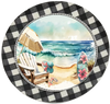 ROUND Digital Graphic Design BEACH SCENE 4 Sublimation PNG SVG Beach House Sign KITCHEN Wall Art Decor Wreath Design Gift Crafters Delight HAPPY CRAFTING {{ JAMsCraftCloset }}