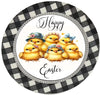 ROUND Digital Graphic Design EASTER CHICKS Sublimation PNG SVG Holiday Decoration Sign Farmhouse Country Home Decor Cabin KITCHEN Wall Art Gift Crafters Delight HAPPY CRAFTING {{ JAMsCraftCloset }}