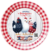 DIGITAL ROUND Graphic Design PATRIOTIC GOD BLESS AMERICA CHICKENS - PNG-JPEG-PDF-SVG-Decoupage-Sublimation Design Graphic Country Farmhouse Home Decor HOLIDAY Decor Gift Crafters Delight - JAMsCraftCloset