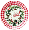 ROUND Digital Graphic Design &nbsp;Merry Christmas Holly Berries Yellow Background - CHRISTMAS DESIGN PNG-JPEG-PDF-SVG-Decoupage-Sublimation Design Graphic Country Farmhouse Home Decor HOLIDAY Decor Gift Crafters Delight - JAMsCraftCloset