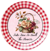 ROUND Digital Graphic Design TAKE TIME TO SMELL THE FLOWERS Wedding Gift First Home Sublimation PNG SVG Country Farmhouse Home Decor Sign Wall Art Decor Wreath Design Gift Crafters Delight - JAMsCraftCloset