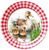 ROUND Digital Graphic Design MAMA DUCK AND BABBIES Decor Lake Scene With Animals First Home Sublimation Decoupage PNG SVG Country Farmhouse Home Decor Wall Art Shelf Sitter Gift Crafters Delight - JAMsCraftCloset