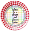 ROUND DIGITAL Graphic Design WISHES FOR A BLESSED EASTER Sublimation PNG SVG Country Farmhouse Home Decor Sign Shelf Sitter Wall Art Decor Wreath EASTER Design Gift Crafters Delight - JAMsCraftCloset