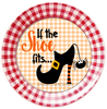 ROUND DIGITAL Graphic Design IF THE SHOE FITS Halloween Sublimation PNG SVG Country Farmhouse Home Decor Sign Shelf Sitter Wall Art Decor Wreath Design Gift Crafters Delight - JAMsCraftCloset