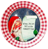 ROUND Digital Graphic Design SANTA - YOU ARE NOT ON THE NAUGHTY LIST - CHRISTMAS DESIGN PNG-JPEG-PDF-SVG-Decoupage-Sublimation Design Graphic Country Farmhouse Home Decor HOLIDAY Decor Gift Crafters Delight - JAMsCraftCloset