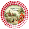 ROUND Digital Graphic Design A LITTLE BIT OF HEAVEN Farm Chickens Wedding Gift First Home Sublimation Decoupage PNG SVG Country Farmhouse Home Kitchen Decor Wall Art Shelf Sitter Gift Crafters Delight - JAMsCraftCloset