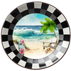 ROUND Digital Graphic Design BEACH SCENE 2 Sublimation PNG SVG Beach House Sign KITCHEN Wall Art Decor Wreath Design Gift Crafters Delight HAPPY CRAFTING {{ JAMsCraftCloset }}