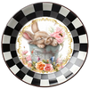 ROUND Digital Graphic Design EASTER BUNNY IN PAIL Sublimation Decoupage PNG SVG Country Farmhouse Sign Bedroom Child's Room Wall Art Decor Wreath Design Gift Crafters Delight HAPPY CRAFTING {{ JAMsCraftCloset }}