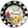 ROUND Digital Graphic Design GOOD MORNING Sublimation PNG SVG Country Farmhouse Coffee Station Sign KITCHEN Bathroom Wall Art Decor Wreath Design Gift Crafters Delight - JAMsCraftCloset