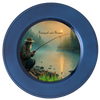 ROUND Digital Graphic Design FISHERMEN - TRANQUIL AND SERENE MAN FISHING Decor Lake Scene With Animals First Home Sublimation Decoupage PNG SVG Country Farmhouse Home Decor Wall Art Shelf Sitter Gift Crafters Delight - JAMsCraftCloset