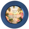 ROUND Digital Graphic Design - MEET ME WHERE THE SUN TOUCHES THE SEA - Wedding Gift HOME DECOR Sublimation Decoupage PNG SVG PDF JPEG BEACH THEME Country Farmhouse Wall Art Shelf Sitter Gift Crafters Delight - JAMsCraftCloset