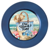 DIGITAL ROUND Graphic Design - ON BEACH TIME - Beach Coastal Decor Wedding Gift HOME DECOR Sublimation Decoupage PNG SVG PDF JPEG Wall Art Shelf Sitter Gift Crafters Delight - JAMsCraftCloset