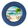 ROUND Digital Graphic Design BEACH SCENE 2 Sublimation PNG SVG Beach House Sign KITCHEN Wall Art Decor Wreath Design Gift Crafters Delight HAPPY CRAFTING {{ JAMsCraftCloset }}