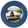 ROUND Digital Graphic Design FISHERMEN - TURN AROUND LOOK AT ME Decor Lake Scene With Animals First Home Sublimation Decoupage PNG SVG Country Farmhouse Home Decor Wall Art Shelf Sitter Gift Crafters Delight - JAMsCraftCloset