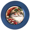 ROUND Digital Graphic Design &nbsp;SANTA FACE HOLLY POINSETTIAS - CHRISTMAS DESIGN PNG-JPEG-PDF-SVG-Decoupage-Sublimation Design Graphic Country Farmhouse Home Decor HOLIDAY Decor Gift Crafters Delight - JAMsCraftCloset